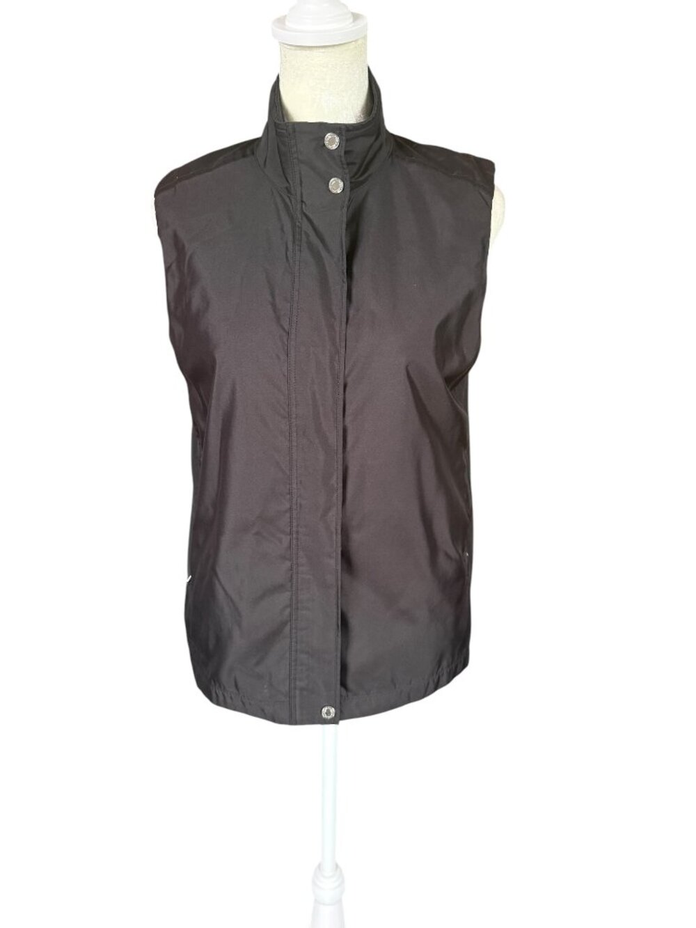 Ralph Lauren Golf women's black zip up sleeveless lightweight vest size medium
